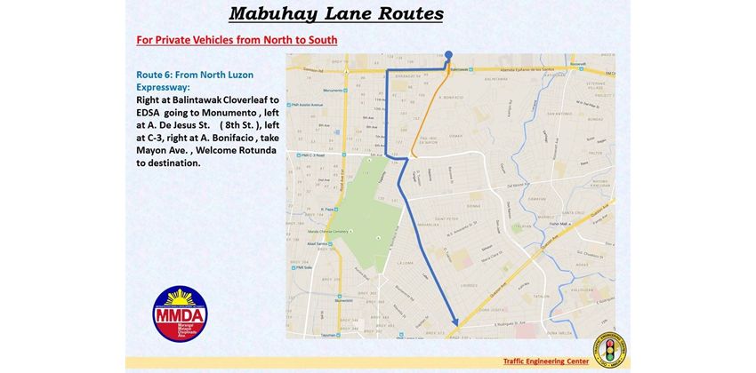 Mabuhay lane route 6