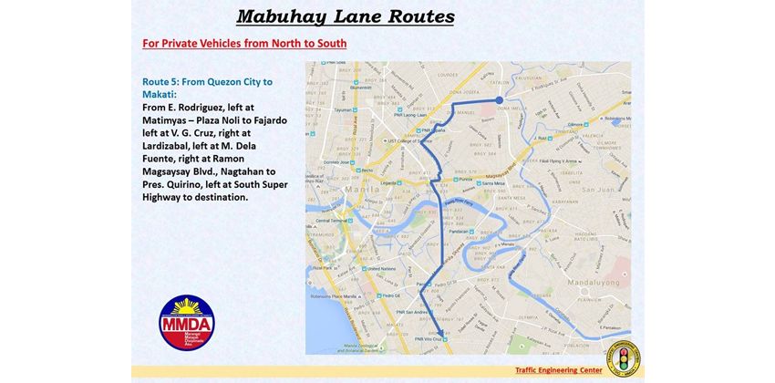 Mabuhay lane route 5