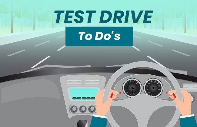 10 Things to remember while taking a test drive