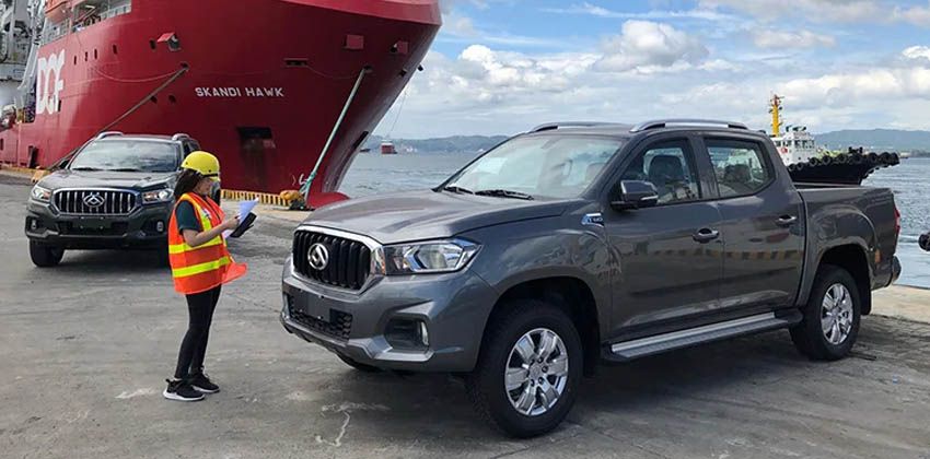 Maxus T60 at Batangas Port