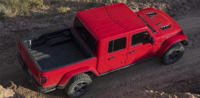 Jeep Gladiator top-view