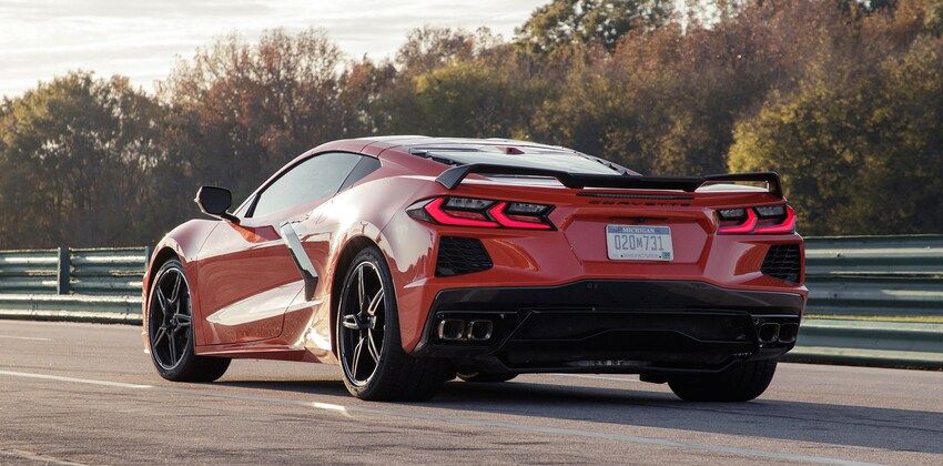 2020 Chevy Corvette C8 rear
