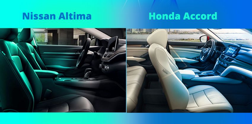Altima vs. Accord: cabin