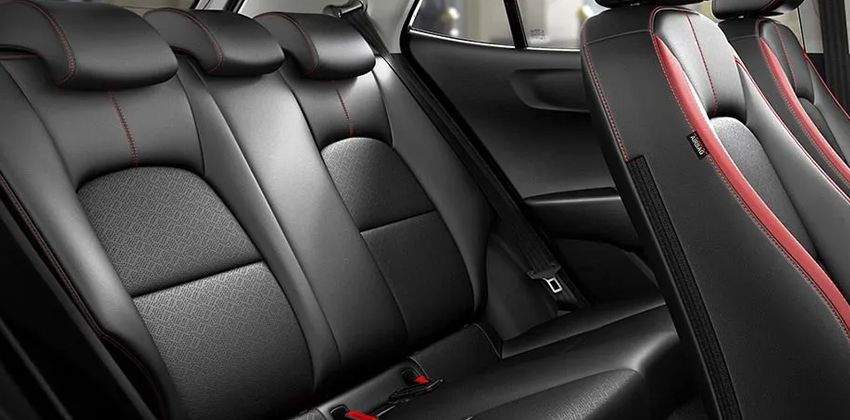 Kia Picanto rear seat interior image