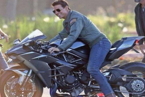 Tom Cruise Tunggangi Kawasaki Ninja H2 di Film Top Gun Terbaru