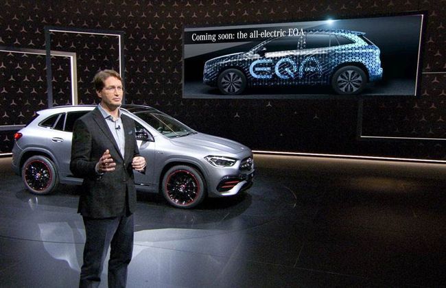 Mercedes-Benz EQA teased ahead of its official reveal in 2020
