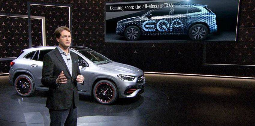 Mercedes-Benz EQA teased ahead of its official reveal in 2020