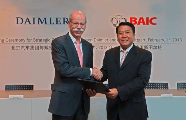 BAIC raising stake at Daimler to surpass Geely
