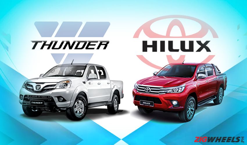 Foton Thunder vs Toyota Hilux 