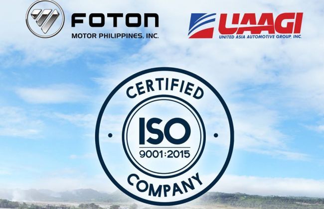 FOTON Motor Philippines, Inc. earns ISO certification 