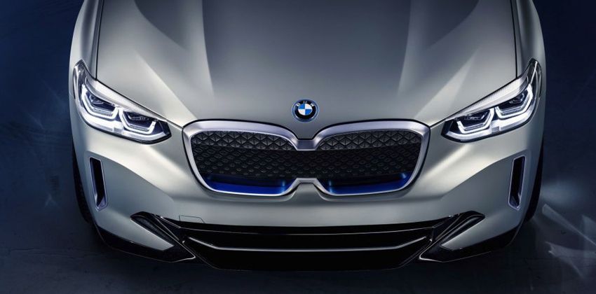 BMW iX3 EV hood