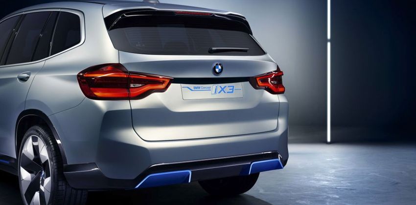 BMW iX3 EV rear side