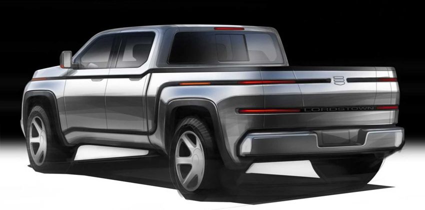 Lordstown Endurance pickup rear