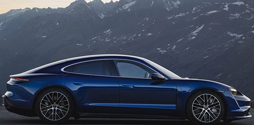 2020 Porsche Taycan side