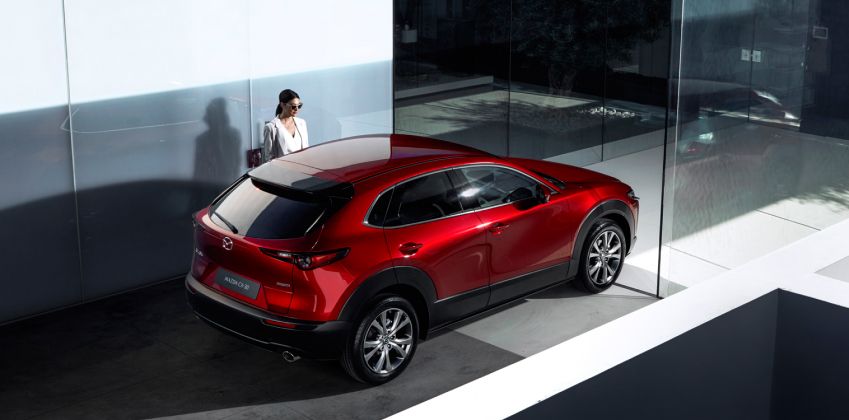Mazda CX-30 top-view