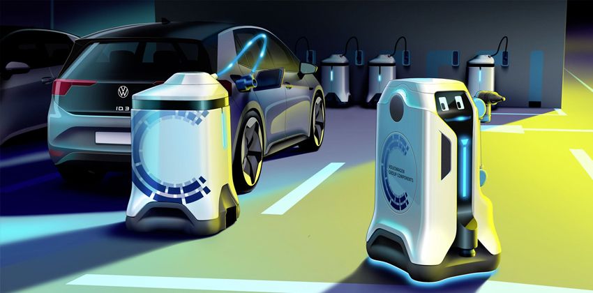 VW new mobile charging robots