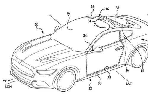 Ford files patent for new windshield-roof design