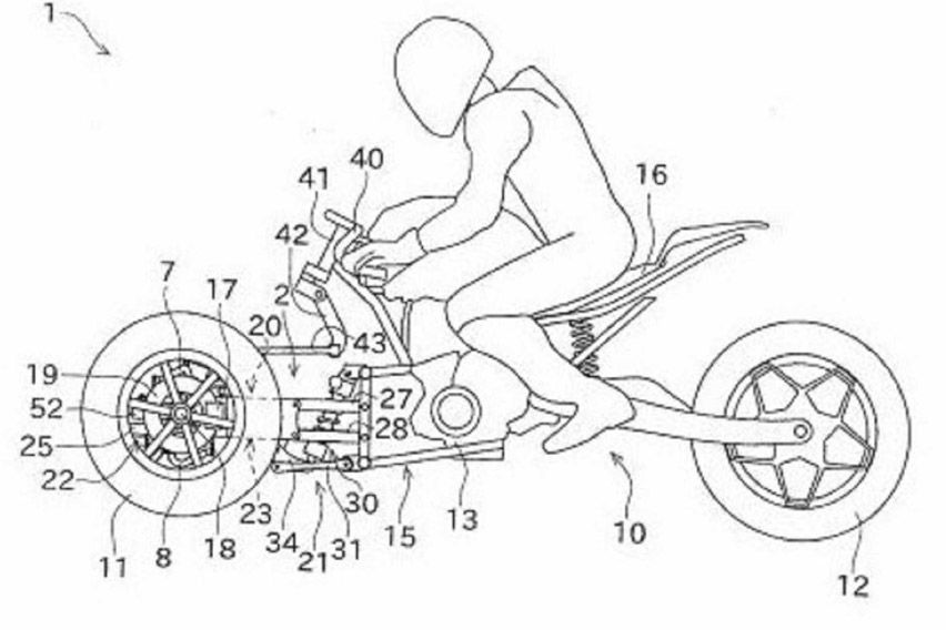Kawasaki Kembangkan Motor Roda Tiga, Pesaing Yamaha Niken