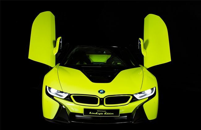 BMW & Alcantara join hands for the i8 Roadster LimeLight Edition