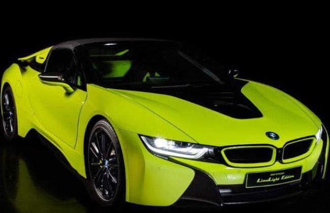 BMW-Alcantara partnership’s fruit is an i8 Roadster LimeLight Edition