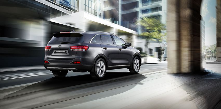 Electric Kia Sorento rear