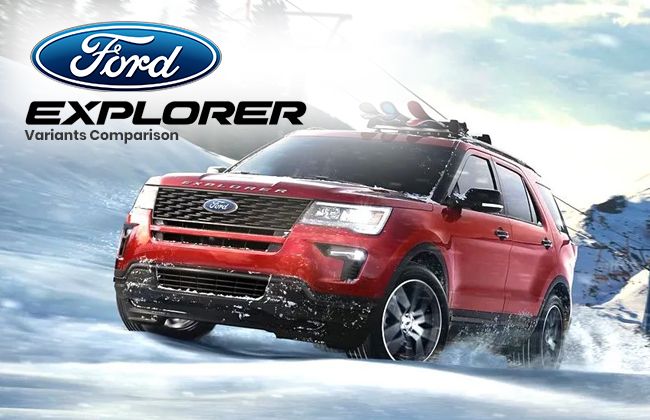 Ford Explorer – Variants comparison
