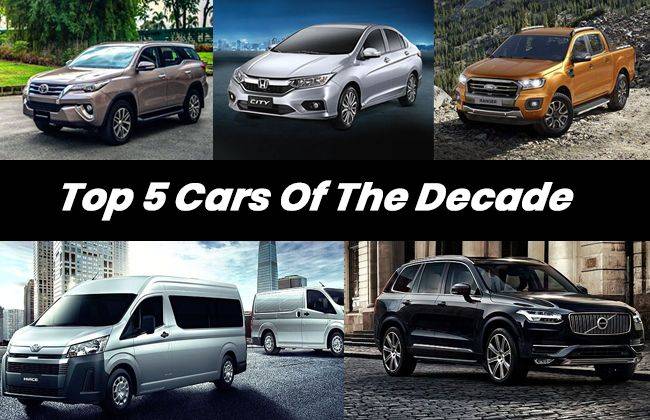 Top 5 Cars of the Decade in Philippines