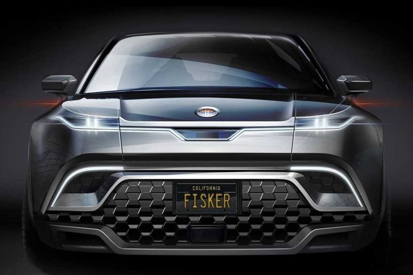 Fisker Ocean SUV Electric teaser tampak depan