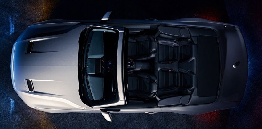 2019 Ford Mustang top view