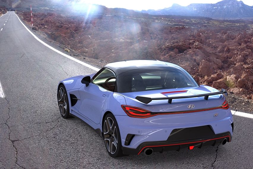 Hyundai N roadster rendering roof