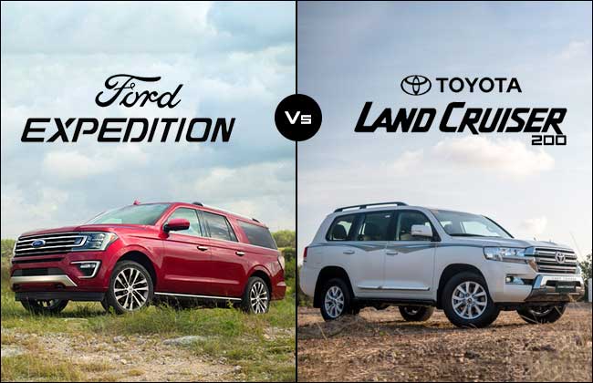 Battle of SUVs: Ford Expedition vs Toyota Land Cruiser 200