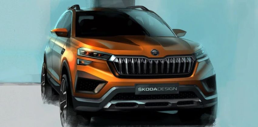 Skoda Vision IN Sketch Front