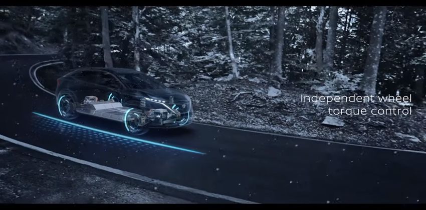 Nissan e-4ORCE powertrain