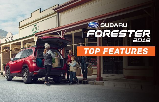 Subaru Forester 2019 - Top features