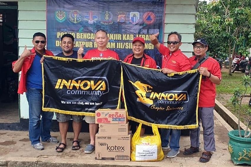 IC chapter Jakarta Selatan donasi banjir