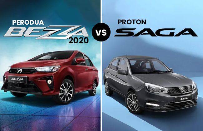 2020 Perodua Bezza vs 2019 Proton Saga  The better pick  Zigwheels