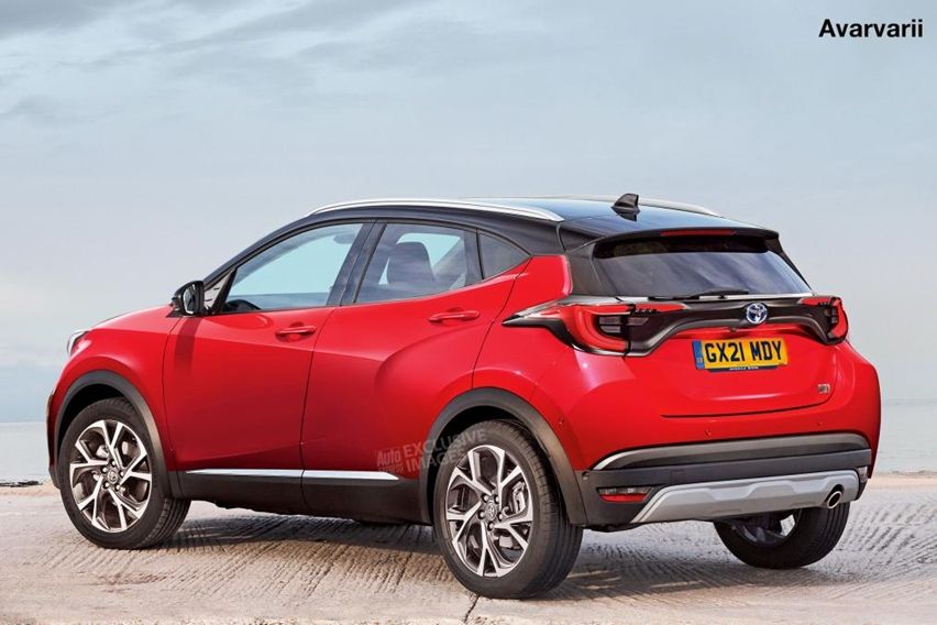 Render Toyota Yaris crossover untuk pasar Eropa