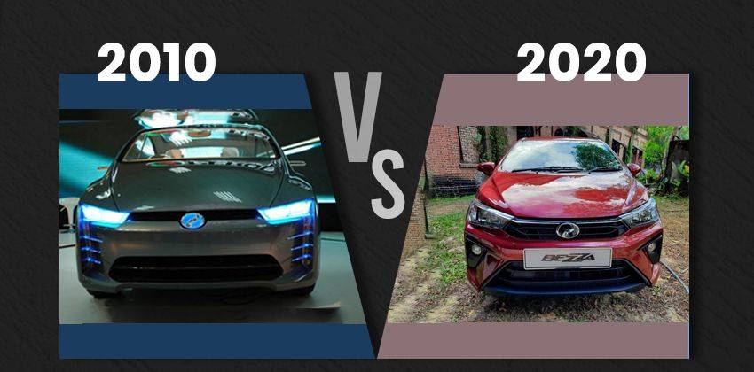 #10YearChallenge - Perodua Bezza 2010 vs 2020