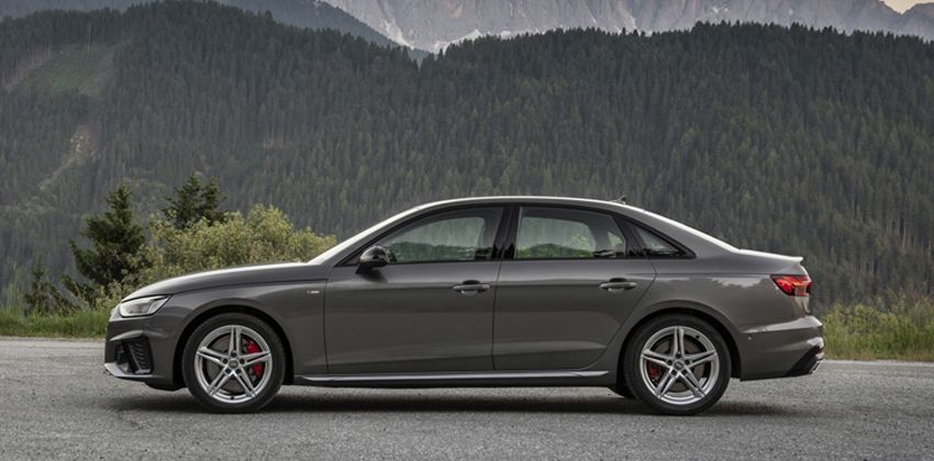 2020 Audi A4 side