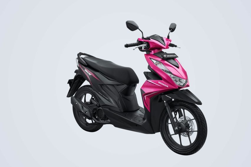 Honda Beat warna pink