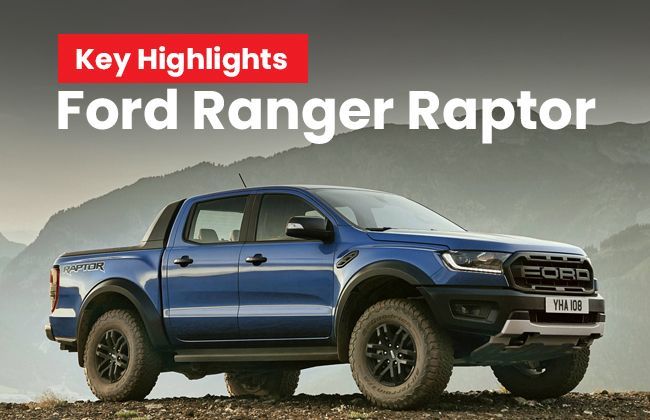 Ford Ranger Raptor: Key highlights