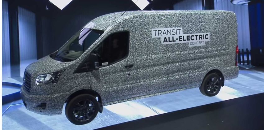 Ford Transity electric van 