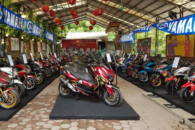 Puluhan peserta andil dalam ajang Customaxi x Yamaha 