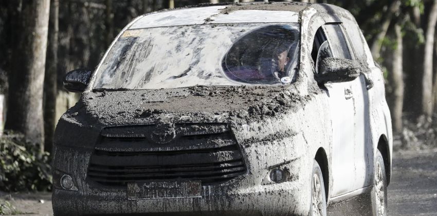 Toyota support to car hit by volcanic ash