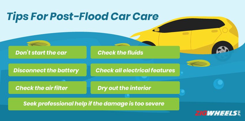 How to fix a flood damaged car