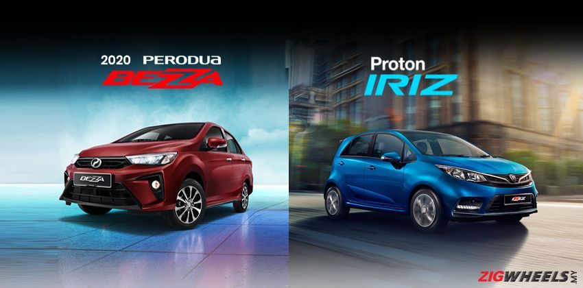 Check out Proton Iriz vs. 2020 Perodua Iriz details.