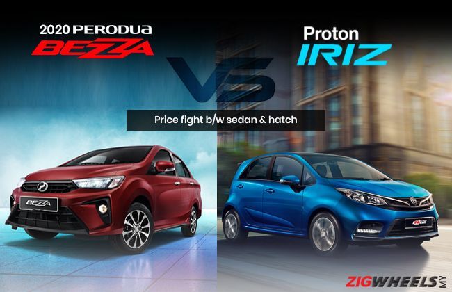 2020 Bezza vs Iriz? A price fight b/w the sedan & hatch 