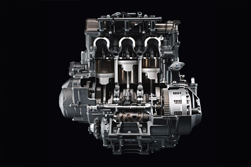 Mesin Yamaha R25 Tiga Silinder