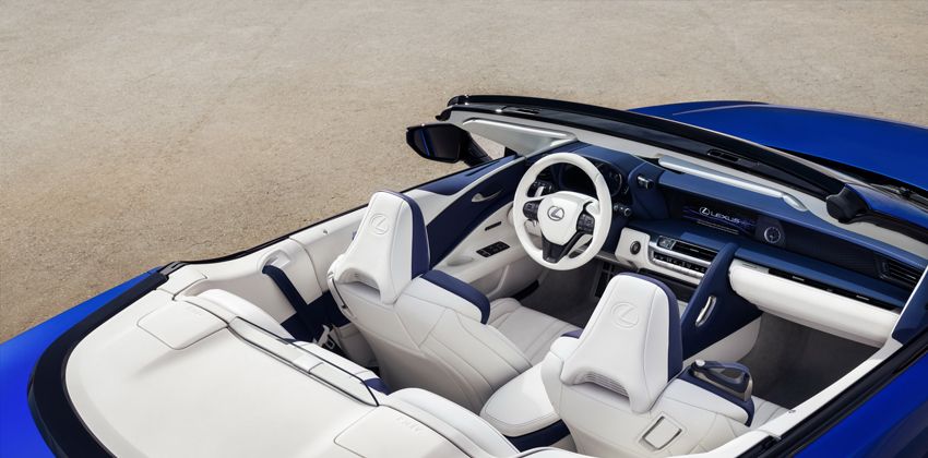 2020 Lexus LC Inspiration interior