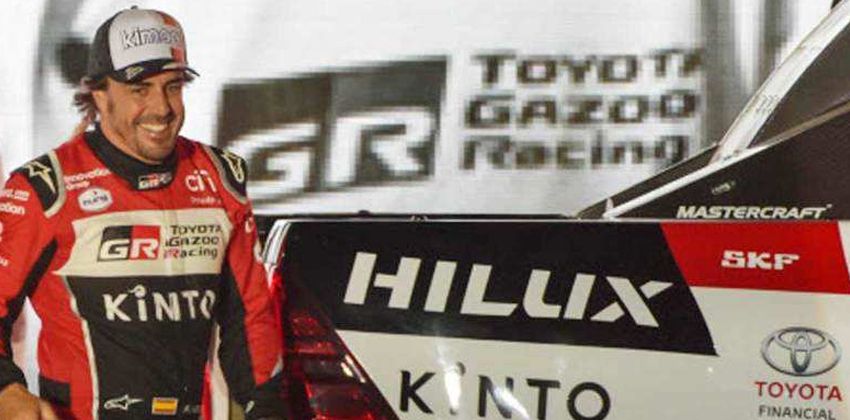 Fernando Alonso at 2020 Dakar Rally